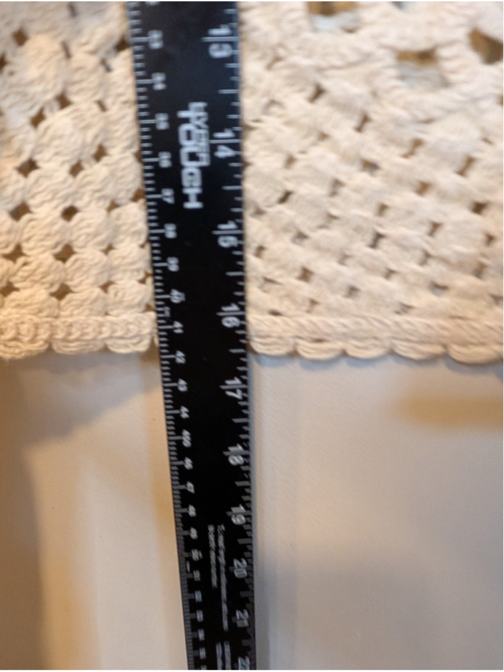 Zara Crochet Ruffled Long Sleeve Blouse Top Ecru Cream Cottagecore Medium - Picture 4 of 6